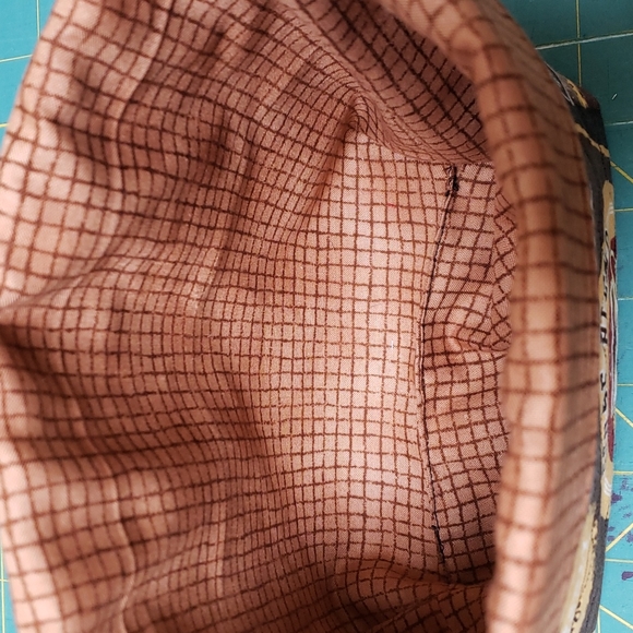 Coffee Themed Quilted Basket - Picture 2 of 2